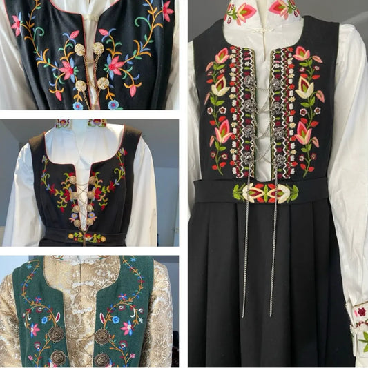 Hvilke farger velger du i festdrakter for 17. mai?